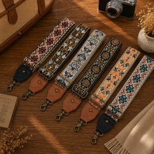 Adjustable Wide Canvas Bag Strap for Women, Crossbody Shoulder Replacement Belt, Universal Fit, Detachable