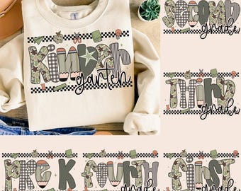 Jongens camouflage terug naar school png-bundel, camouflage shirt eerste dag, kleuterschool, kleuterschool, kleuterschool, schooljongen sublimatieontwerp