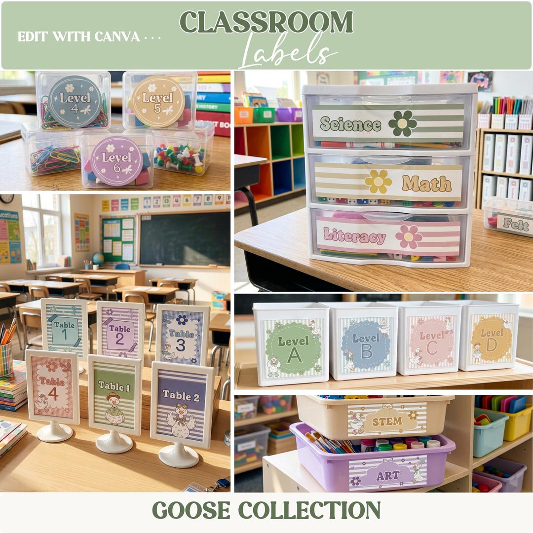 Editable Teacher Toolbox Labels, Printable Classroom Organization ...