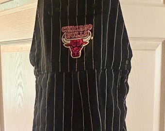 Starter Chicago Bulls Overalls Shorts Size large Kids 1991