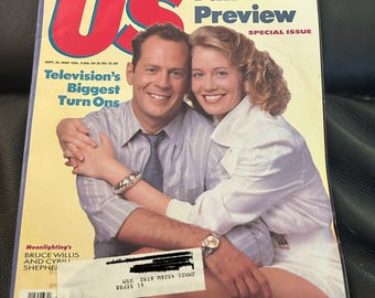US Fall TV Preview Magazine 1987 Bruce Willis Cybil Shepherd