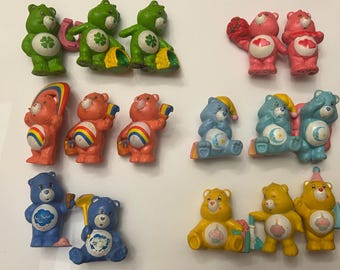 Original 1983 Care Bear 2” Figurines