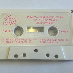 Original 1986 Jem & The Holograms Cassette Tape