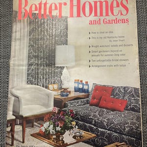 Vintage 1960 Better Homes and Gardens Zeitschriften