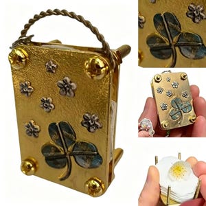 Mini Metal Flower Press Kit, Plant Press Tool for Dried Flowers, Botanical Art and Resin Craft Supplies, DIY Craft Gift Idea