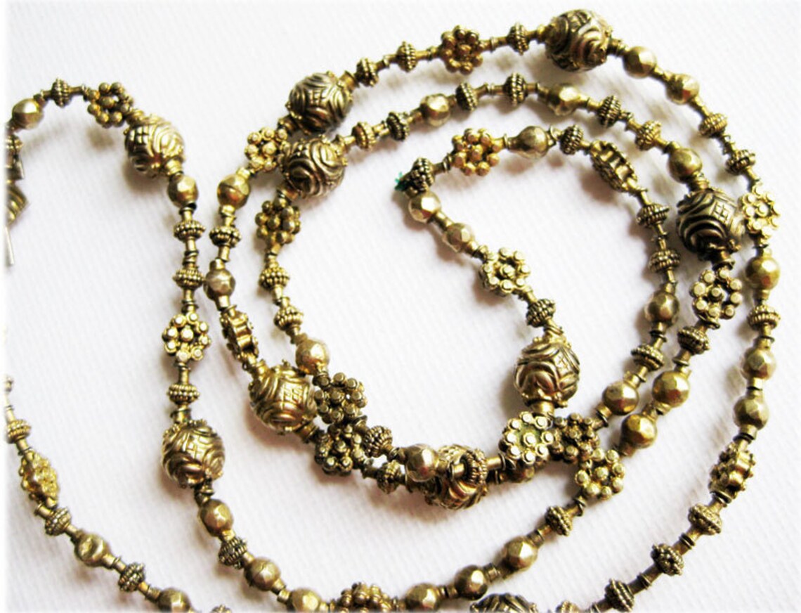 Antique Tambourine Necklace from the Philippines Etsy