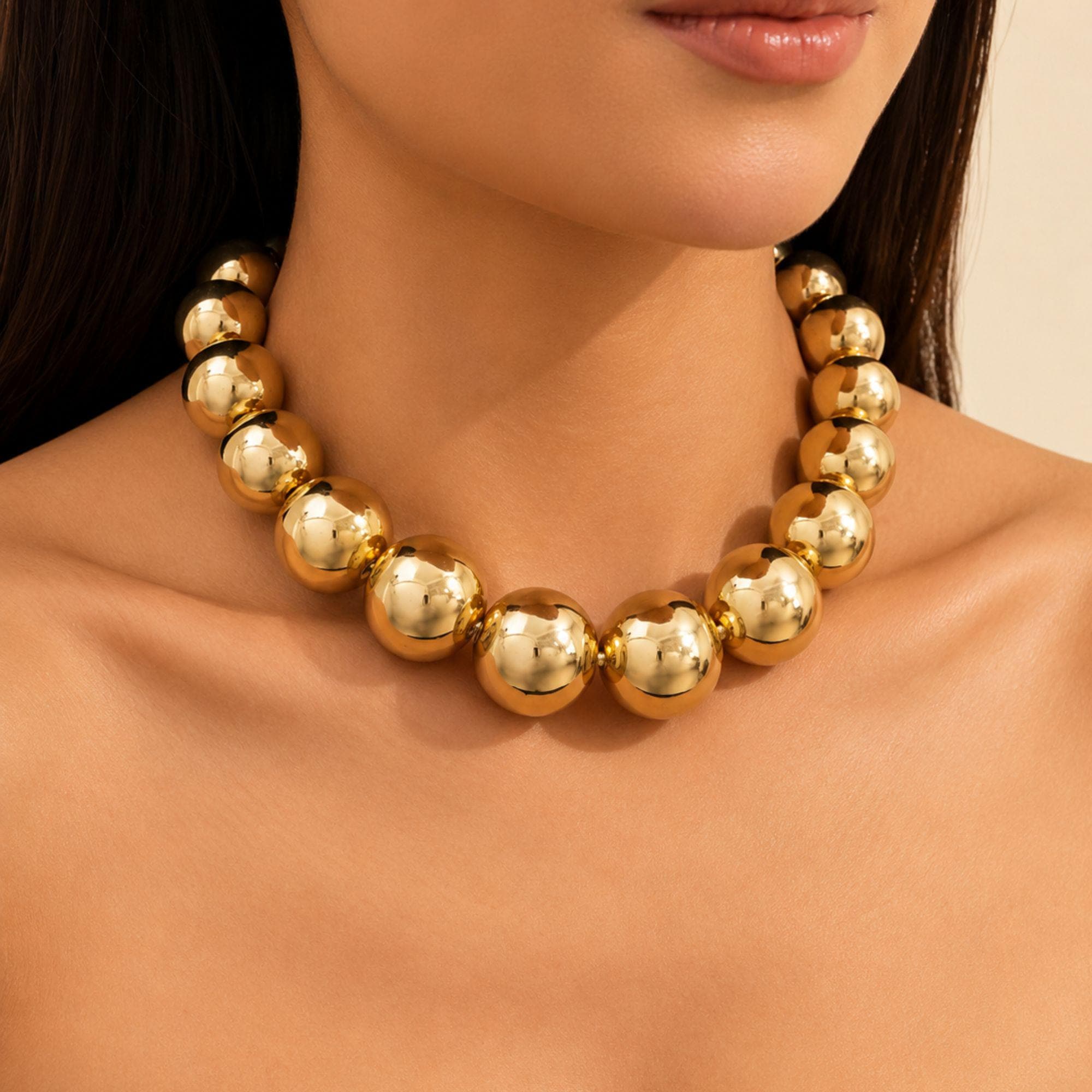 Big bold chunky necklaces - Etsy 日本 マルチカラー パール調 