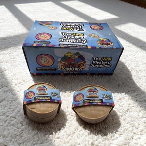 Single Dumpling Mystery Squishy Toy Random Color Blind Box Stress Relief Cute Gift
