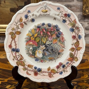 Brambly Hedge Four Seasons Plates - Etsy