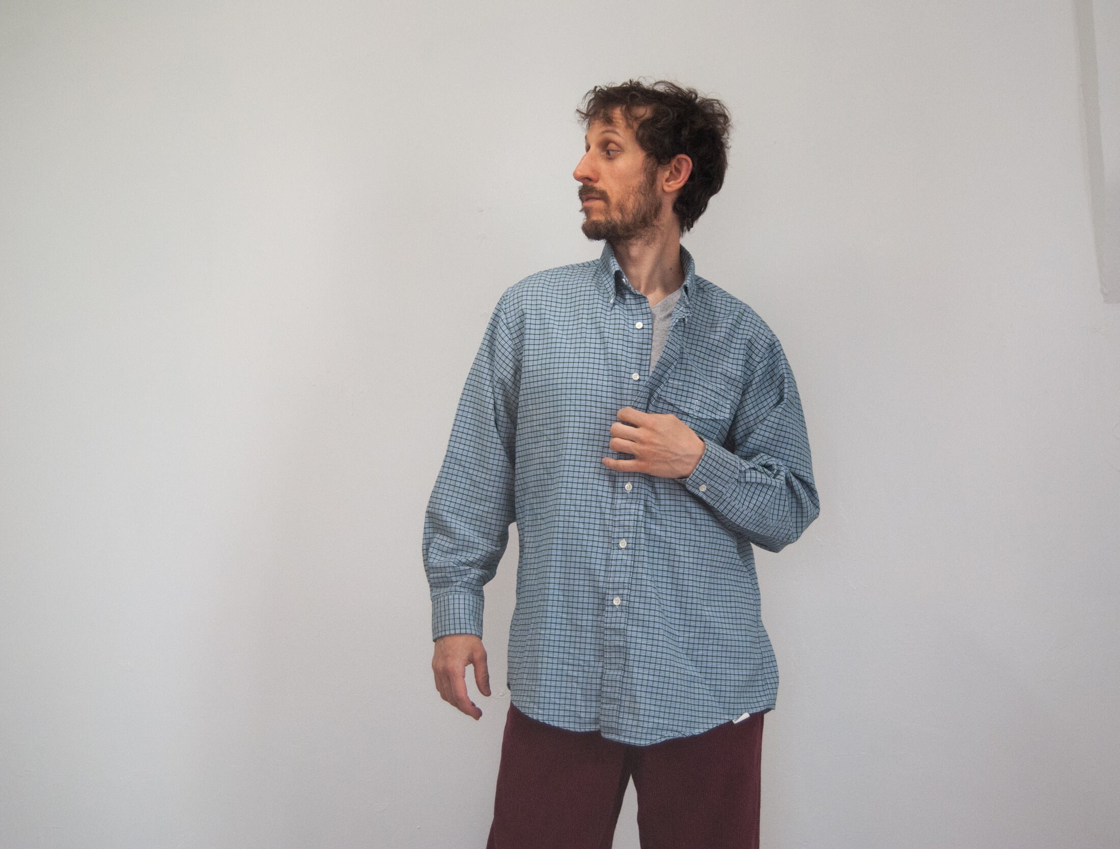 80s フランネルシャツ ブラックウォッチ エルエルビーン USA L.L.Bean 