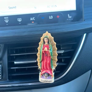 Clip Virgen de Guadalupe pour aérateur de voiture