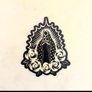 Virgencita Die Cut Sticker