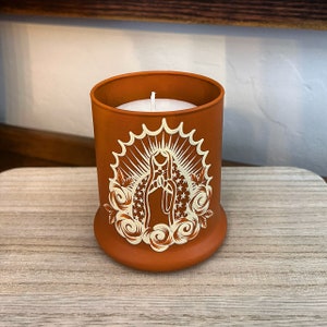 Virgen María Candle Holder