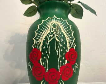 Green 7” VM Vase