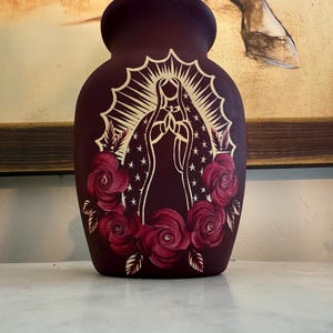 Jarrón de vidrio VM de 7" para vino