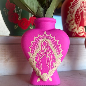 Pink VM heart vase