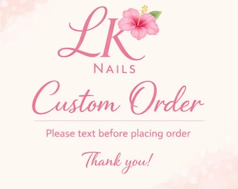 Ordine di nail art personalizzata: scegli il tuo design e inviami un messaggio!