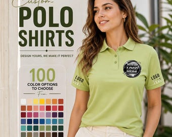 Custom Logo Polo Shirt, Personalized Business Uniform, Golf Team Apparel