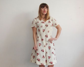 70s flower dress