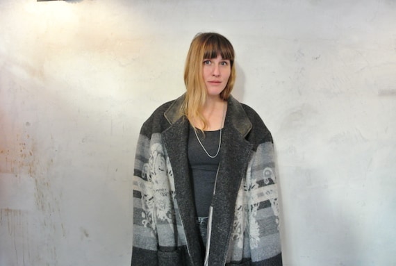 Vintage wool coat - oversized