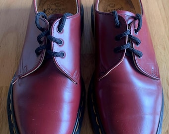 Zapatos Dr. Martens Oxford Oxblood, raros, fabricados en Inglaterra, talla UK 5.