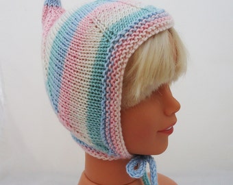 Handgestrickte Baby Pixie Mütze, Baby Pixie Mütze, Baby Elf Mütze, Kleinkind Mütze, Baby Mütze