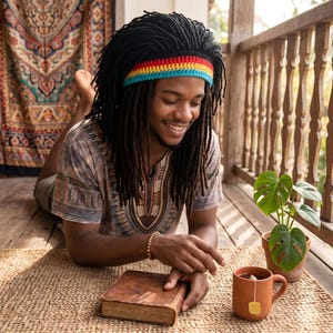 Knitted Wig Hat with Dreadlocks Beanie for Cosplay Party s-l400.jpg main image 2