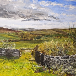 Northumberland Print, Northumberland landscape, Signed Art Print