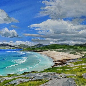 Isle of Harris Print, Traigh Iar Print, Outer Hebrides Print, Scotland Western Isles Print, Scottish Seascape Print, Signed Art Print