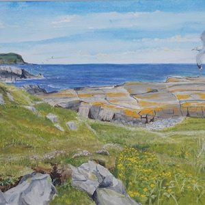Troup Head Print, Moray Firth Print, Scotland Seascape Print, Signed Art Print