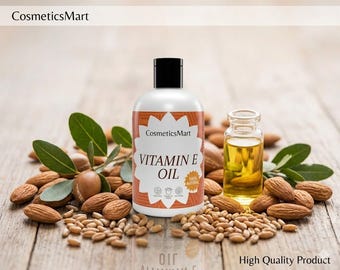 Vitamin E Oil, 100 % Pure Natural Organic Antioxidant Full Spectrum Moisturizer For Face, Skin And Body Bulk Wholesale
