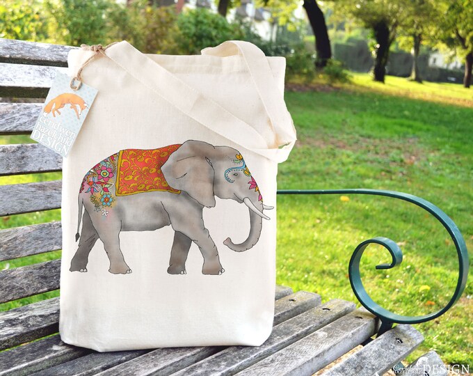 Elephant Tote Bag Etsy