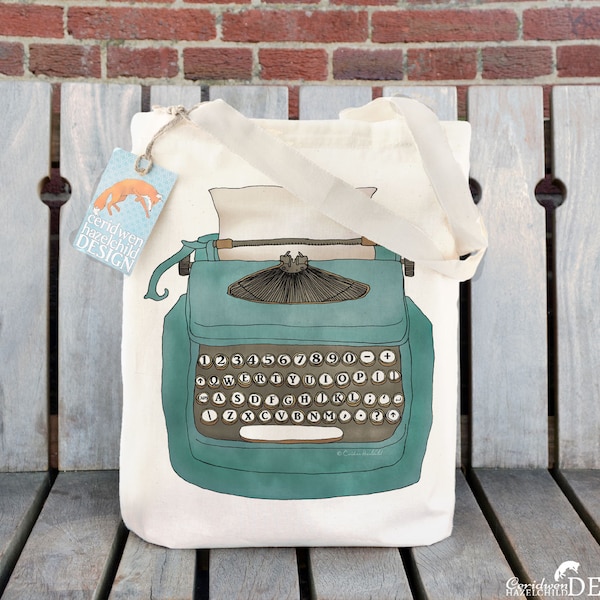 Typewriter Tote Bag
