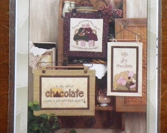 Oh! Chocolate Quilt Pattern - #162P - by Nancy Halvorsen and Art to Heart - 3 Different Chocolate Themed Quilt Patterns