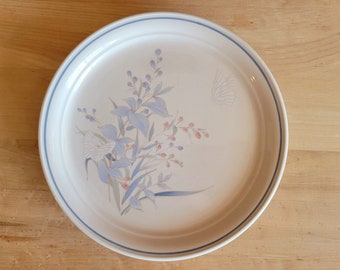 Set of 4 Salad Plates - KILKEE by Noritake - Keltcraft Ireland - Vintage 1980's - White Butterflies