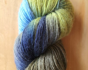 Sakkie Mohair Yarn Skein - Colorway 404 - Hand Dyed - 100gm Skein - Sakkie Mohair