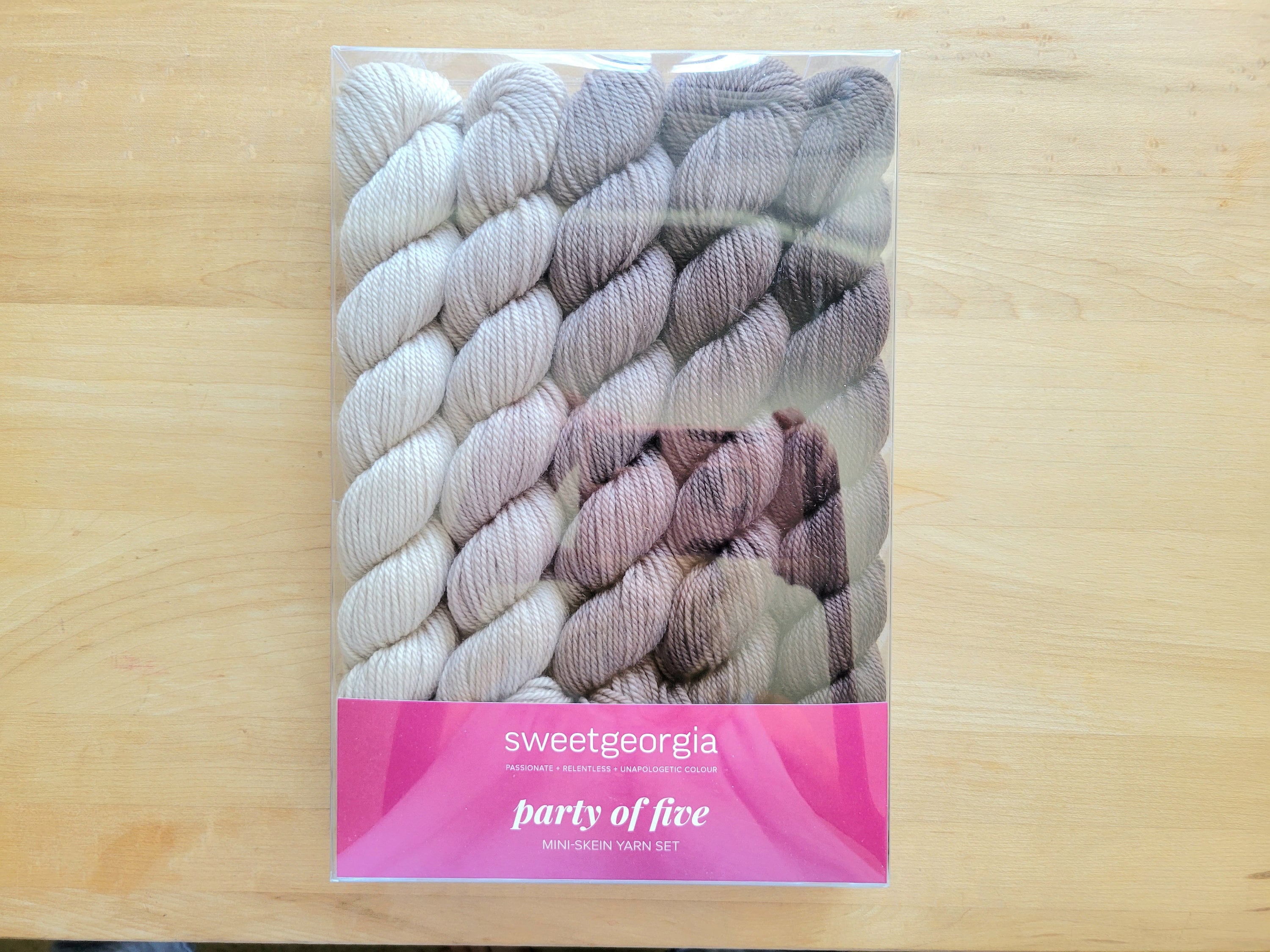 Party of Five Mini-Skein Set  Hand-Dyed Yarn by SweetGeorgia