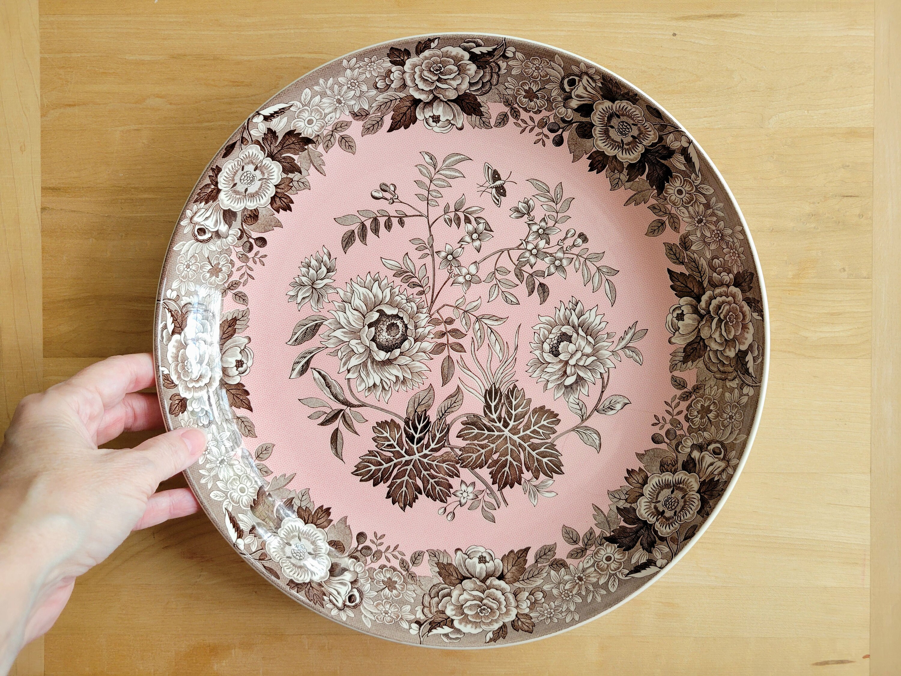 Jasmine Spode Plate - Etsy