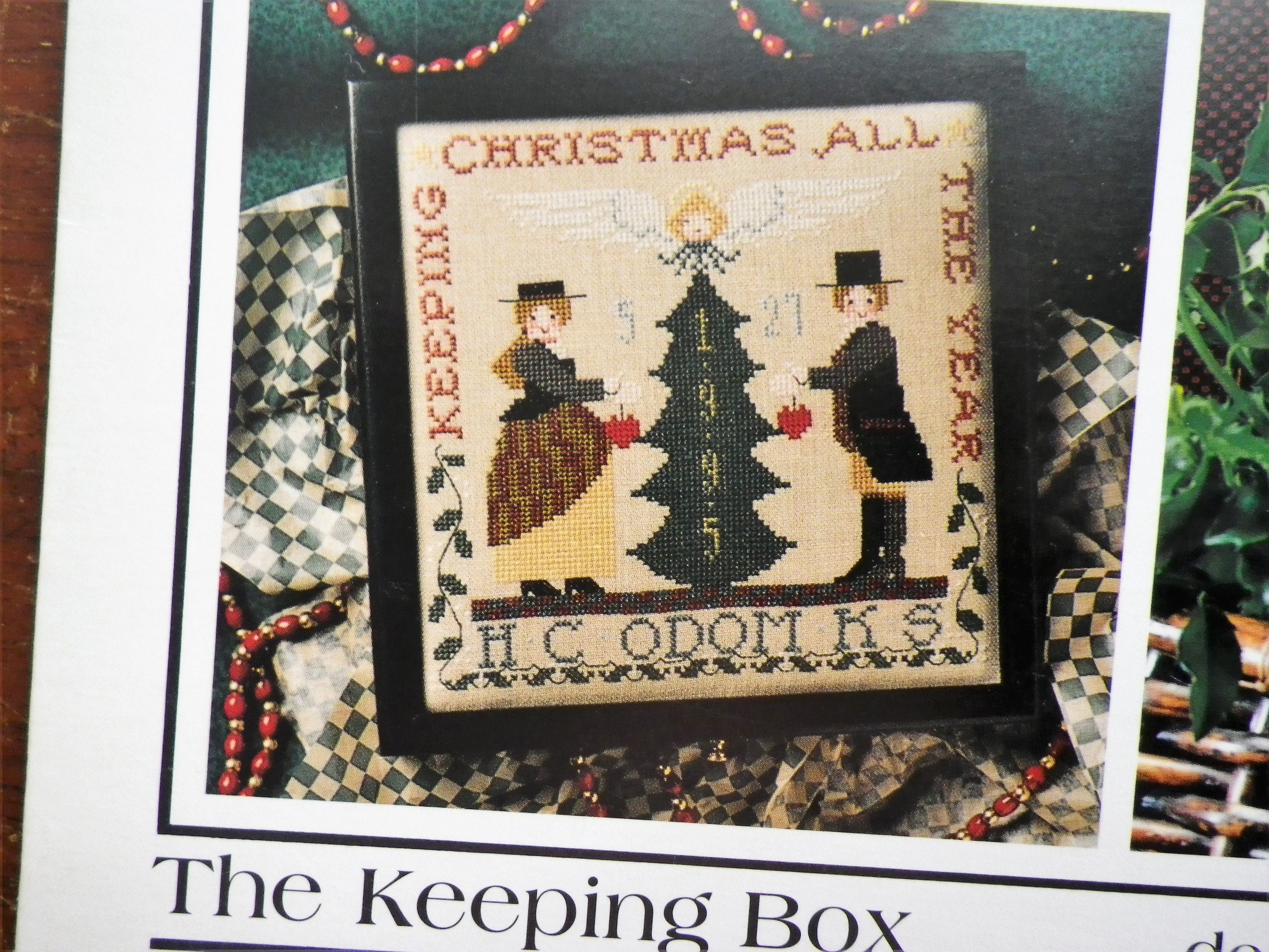 Patterns THE KEEPING BOX Cross Stitch Pattern Leaflet from The Cross ...