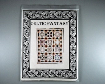 Quilt Pattern CELTIC FANTASY 56x72" by Grannie Suzanne Designs c. 1997 Unused Uncut