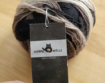 1 Ball Schoppel Yarn Zauberball Magic or Crazy Zauberball - Chocolate Cream Colorway