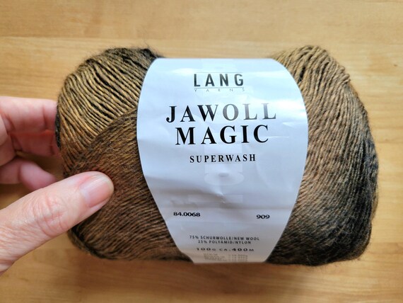 1 Skein Jawoll Magic Yarn Brown Gradient Colors - From Lang Yarns - Made in Italy - 100g/400m - Wool/nylon Blend