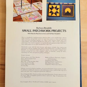 Patchwork Projects Pattern Book – Barbara Brondolo, 1981 image 8
