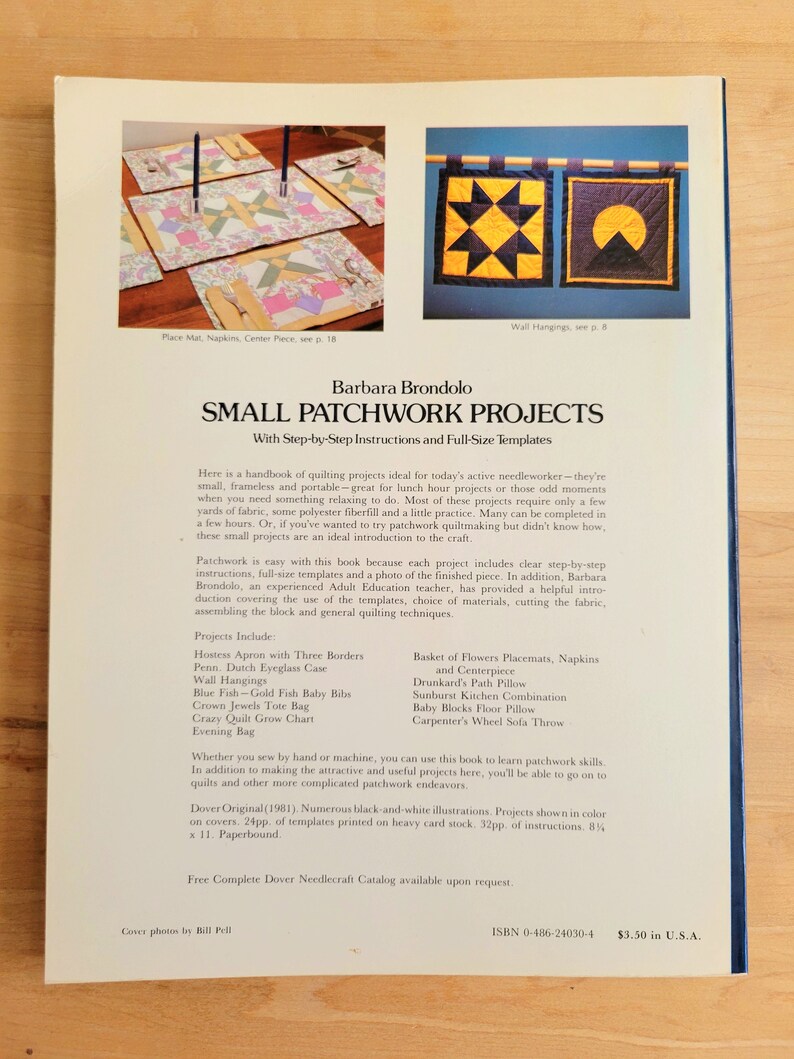 Patchwork Projects Pattern Book – Barbara Brondolo, 1981 image 8