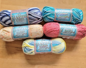 I Love This Cotton! Print Yarn (sunlit Seafoam) - Etsy