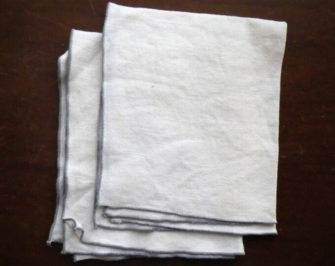 Pair of Linen Dish Cloths Vintage Farmhouse Super Soft Etsy