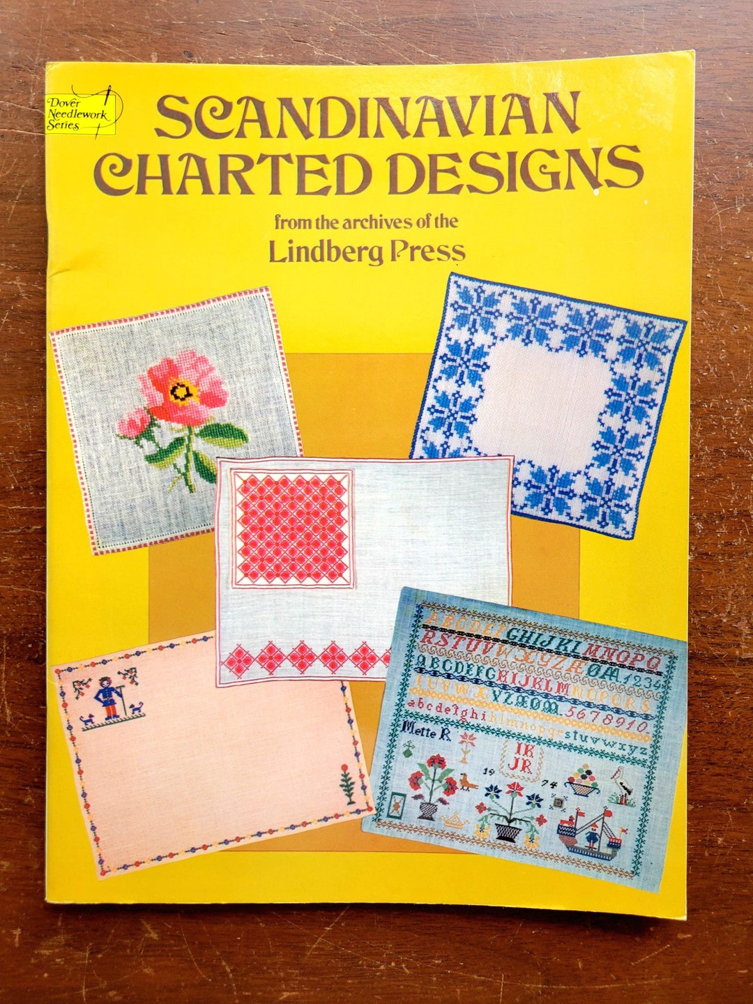 Scandinavian Charted Designs Pattern Book - Vintage C. 1979 - Dover ...