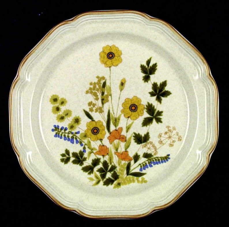 2 Dinner Plates Garden Club Pattern Mikasa Fresh Floral Replacement Table Setting Dining Flower Fest Design Made in Japan Gift Dish Vintag