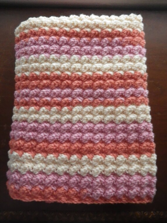 pink bobble blanket