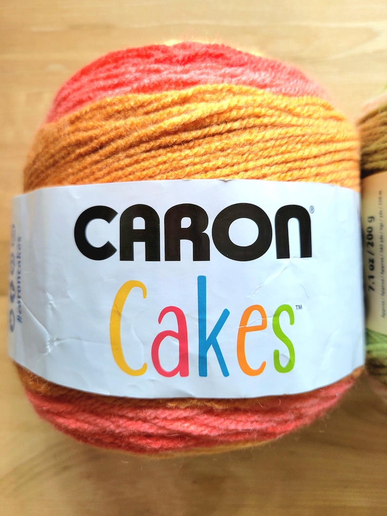 1 Skein Caron Cakes Yarn - Spice Cake Colorway - Discontinued Color ...